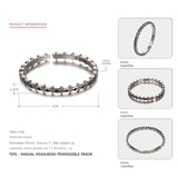 Tardoo Trendy Simple Punk Style 925 Sterling Silver Statement Cuff Adjustable Rings for Women Brand Fine Jewelry