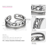 Tardoo 925 Sterling Silver Mix Match Rings for Women Classic Plants & Heart Rings Sets Fashion Punk Style Brand Fine Jewelry