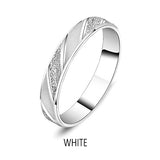 Simple and Elegant 18K Platinum Ring Gold Male Female Pair Ring LOVERS COUPLE GOLD AU750 WEDDING propose got engage  Customizabl