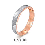 Simple and Elegant 18K Platinum Ring Gold Male Female Pair Ring LOVERS COUPLE GOLD AU750 WEDDING propose got engage  Customizabl