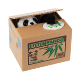 Ola Panda Thief Money boxes toy piggy banks gift kids money boxes Automatic Stole Coin Piggy Bank Money Saving Box Moneybox