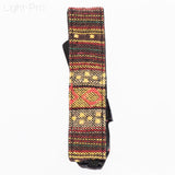 TS-MU Retro Style Double Cotton Yard Colorful Pattern Camera Shoulder Neck Sling Hand Strap Belt