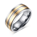 Modyle 2017 New Black Men Ring 100% Titanium Carbide Men's Jewelry Wedding Bands Classic Boyfriend Gift