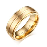Modyle 2017 New Black Men Ring 100% Titanium Carbide Men's Jewelry Wedding Bands Classic Boyfriend Gift