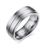 Modyle 2017 New Black Men Ring 100% Titanium Carbide Men's Jewelry Wedding Bands Classic Boyfriend Gift