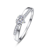 JQUEEN Infinity 925 Sterling Silver Rings Women Cross Infinity Wedding Band Engagement Ring Simple Statement Jewelry anillos 925