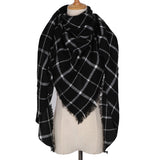 2017 Winter Brand Designer Triangle Scarf Women Shawl Cashmere Autumn Plaid Wool Scarves Blanket Wholesale Drop shipping OL082
