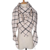2017 Winter Brand Designer Triangle Scarf Women Shawl Cashmere Autumn Plaid Wool Scarves Blanket Wholesale Drop shipping OL082
