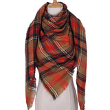 2017 Winter Brand Designer Triangle Scarf Women Shawl Cashmere Autumn Plaid Wool Scarves Blanket Wholesale Drop shipping OL082