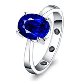 Fashion woman 925 sterling silver jewelry ruby ring and Sapphire ring health Magnetic ring
