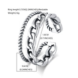 IFFURMON Fine Rings Sterling Silver 925 Ring Set Engagement Adjustable Classic Women Rings For Fingers Wedding Elegant Jewelry