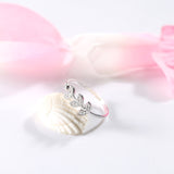 2017 Plant None Hot Sale Limited Simple And Beautiful Leaf Ring 925 Sterling Female Food Finger Open Personality Korean Jewelry