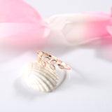 2017 Plant None Hot Sale Limited Simple And Beautiful Leaf Ring 925 Sterling Female Food Finger Open Personality Korean Jewelry