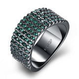 High quality fashion authentic Ladies ring authentic  fit Austrian Crystals ladies ring jewelry party preferred Anillos Anel